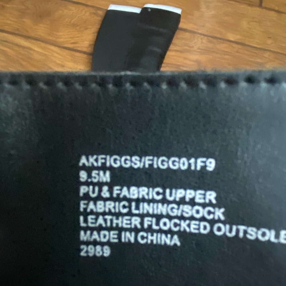 Anne Klein Black Leather and Fabric Boot - Picture 11 of 11